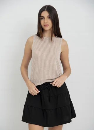 Top hilo sin mangas - Vista 1