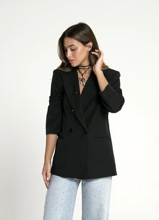 Blazer sastrero liso  - Vista 3