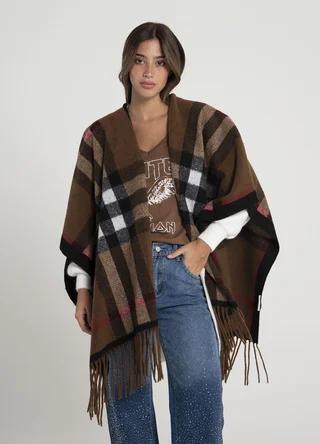 Ruana estampada  - Vista 5