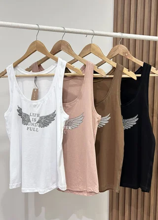 Musculosa LIFE IS ALAS - Vista 5