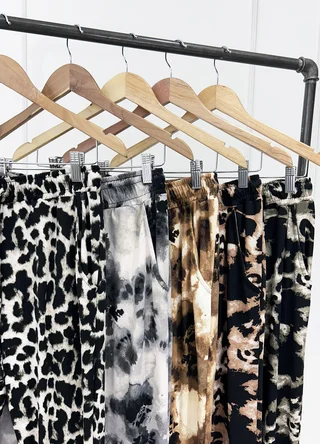 Babucha modal soft batik/print con dobladillo - Vista 5