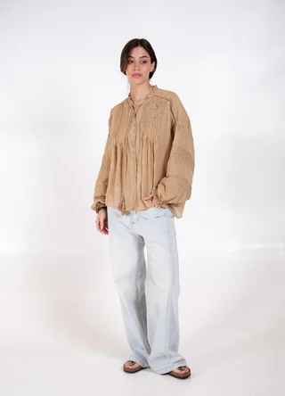 Camisola BOHO con tablas  - Vista 6