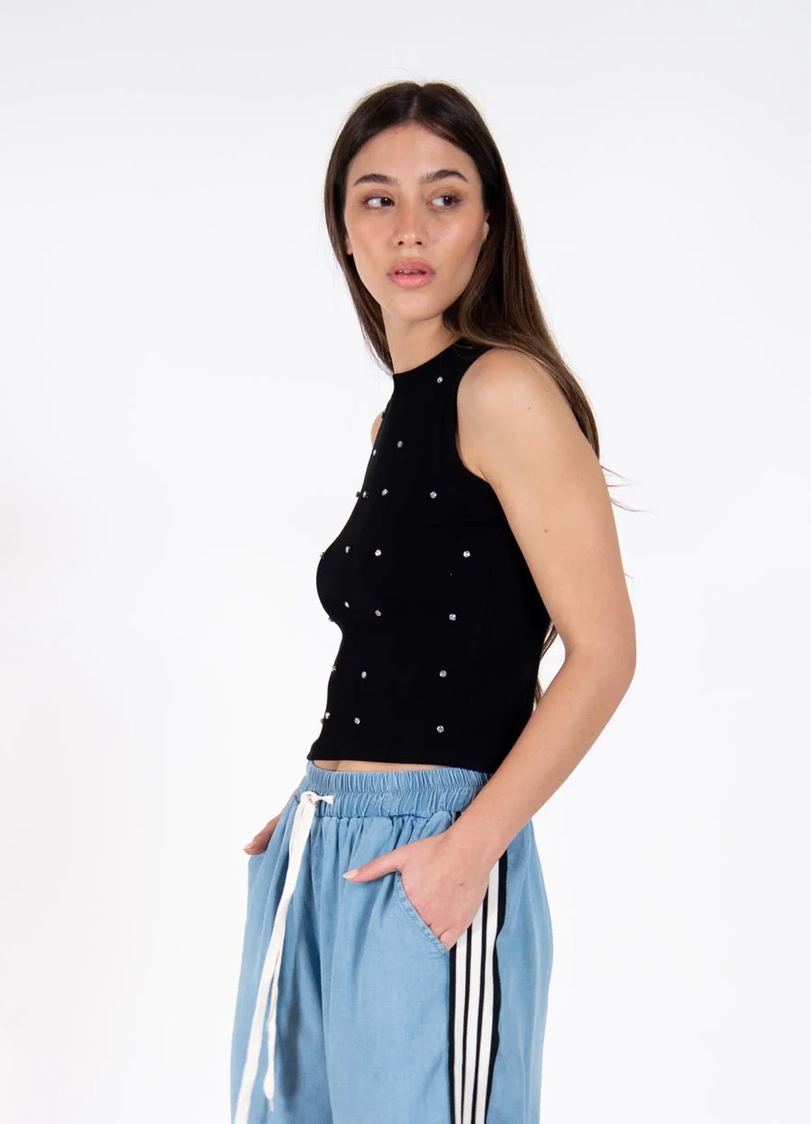 Musculosa de morley con piedras 