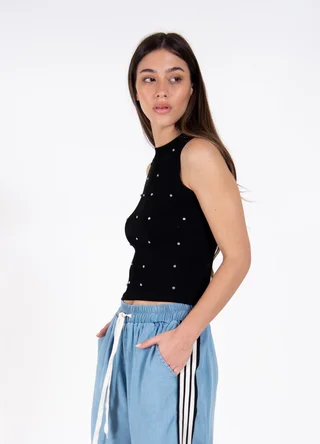Musculosa de morley con piedras  - Vista 5