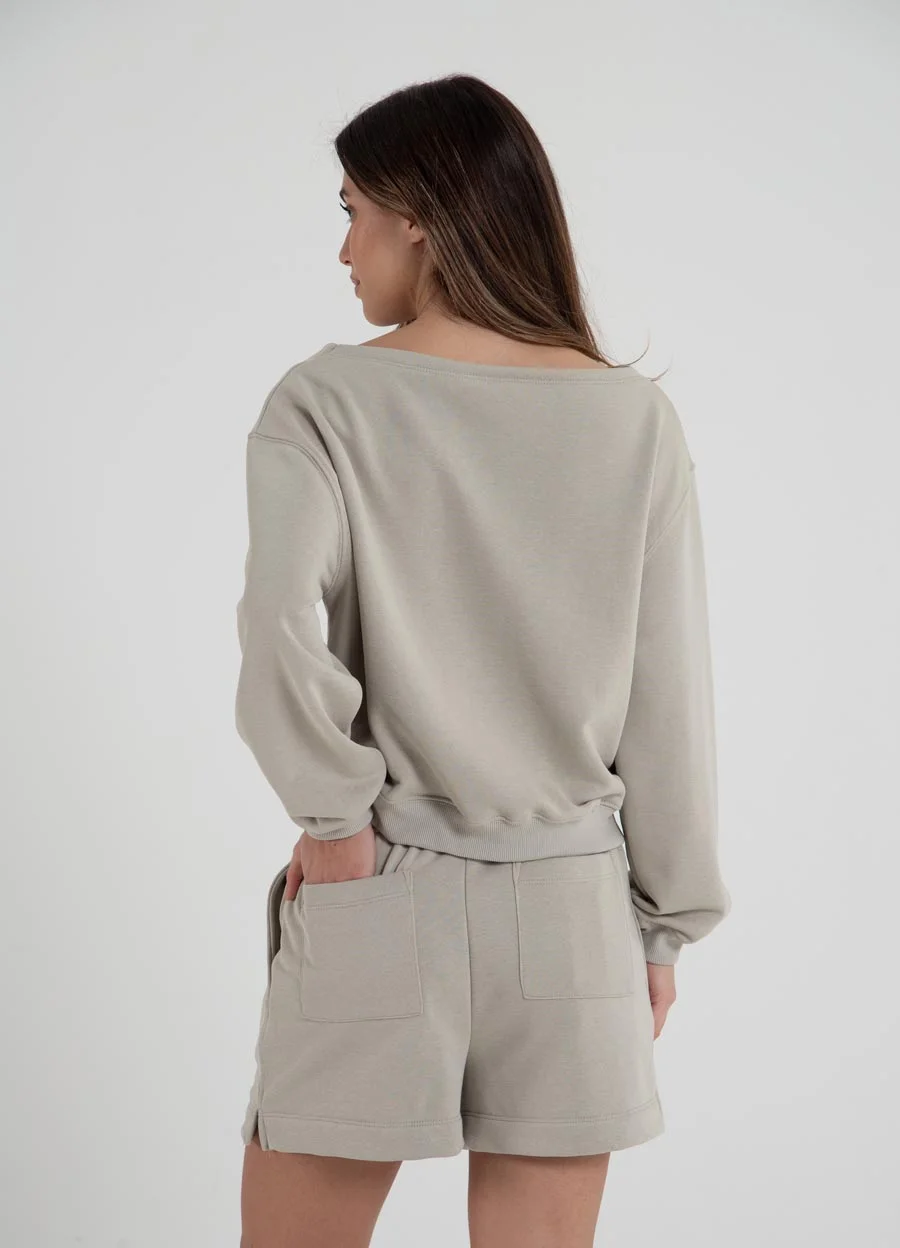 Short rustico c/bolsillo y tajito 
