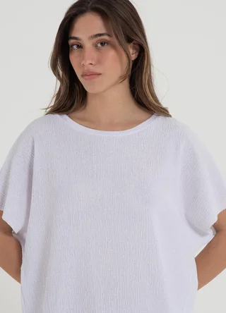 Vestido creppe liso  - Vista 3