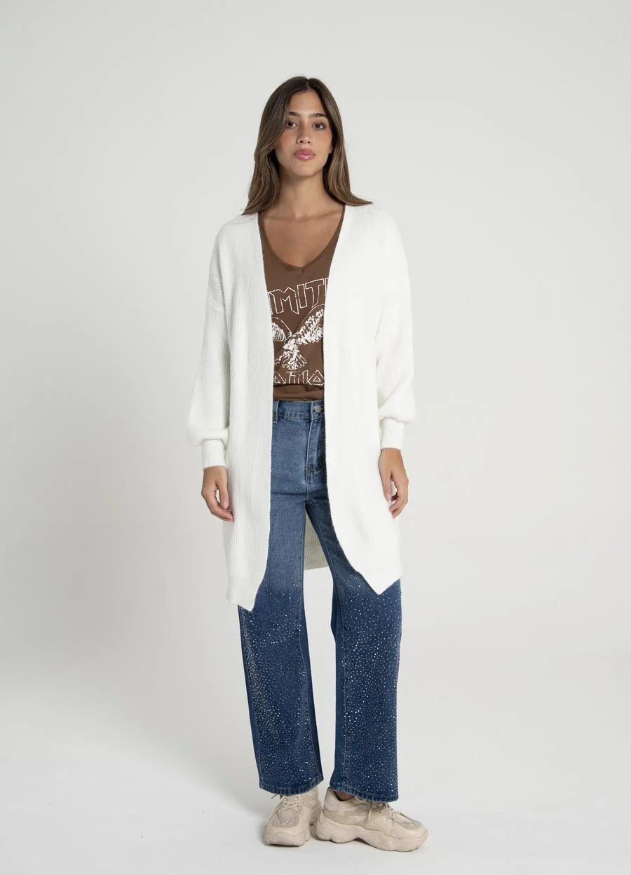 Saco midi con puño