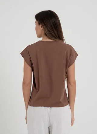Remera s/mangas bordador - Vista 5