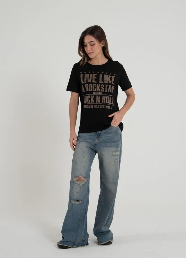 Remera ROCK STAR