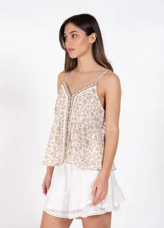 Musculosa estampada bohemia  - Vista 4