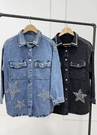 Campera Denim "Pearl Star" - Vista 5