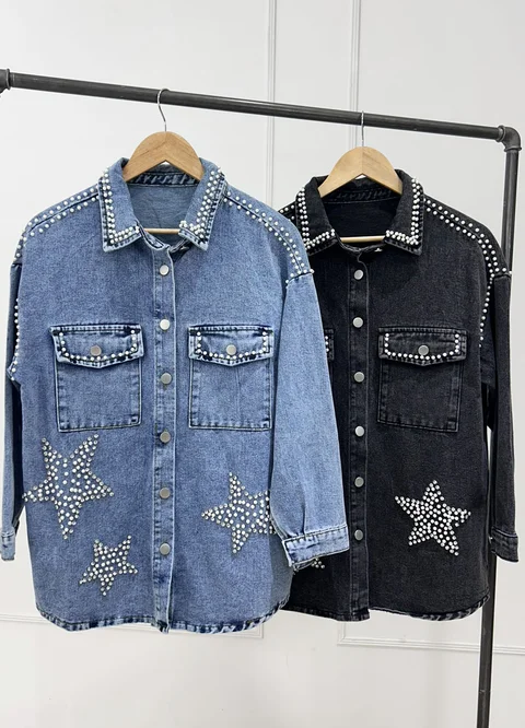 Campera Denim "Pearl Star"