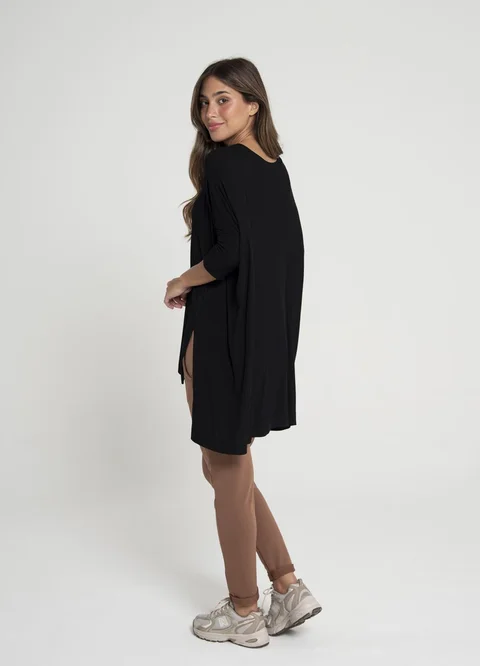 Remeron morley con recorte tajo delantero 