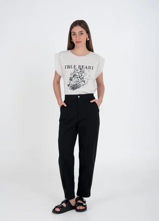 Slouchy de gabardina  - Vista 1