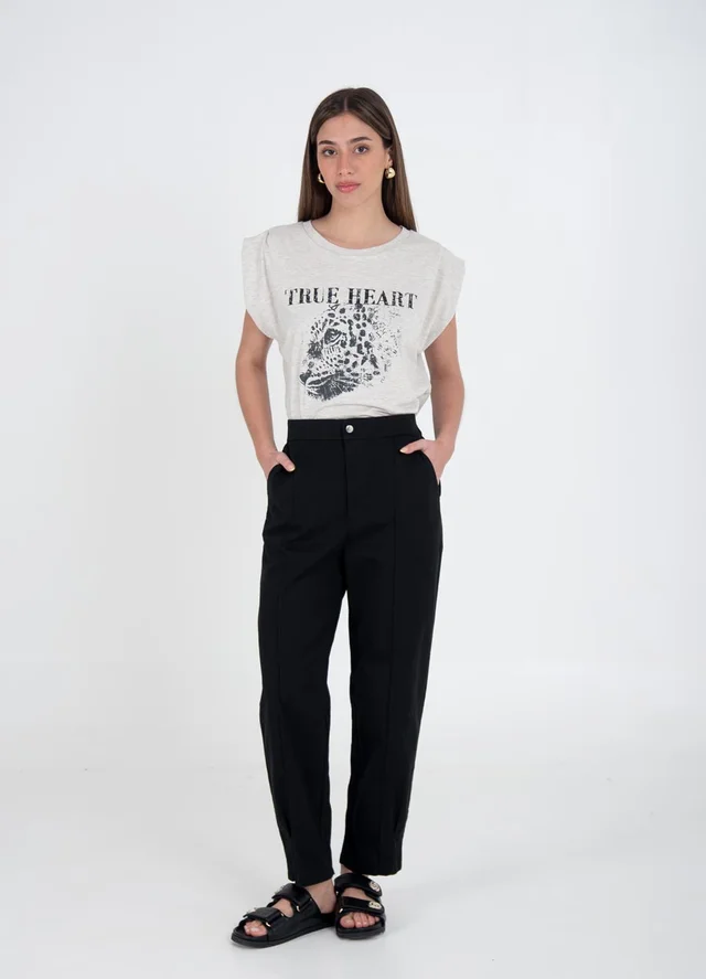 Slouchy de gabardina 