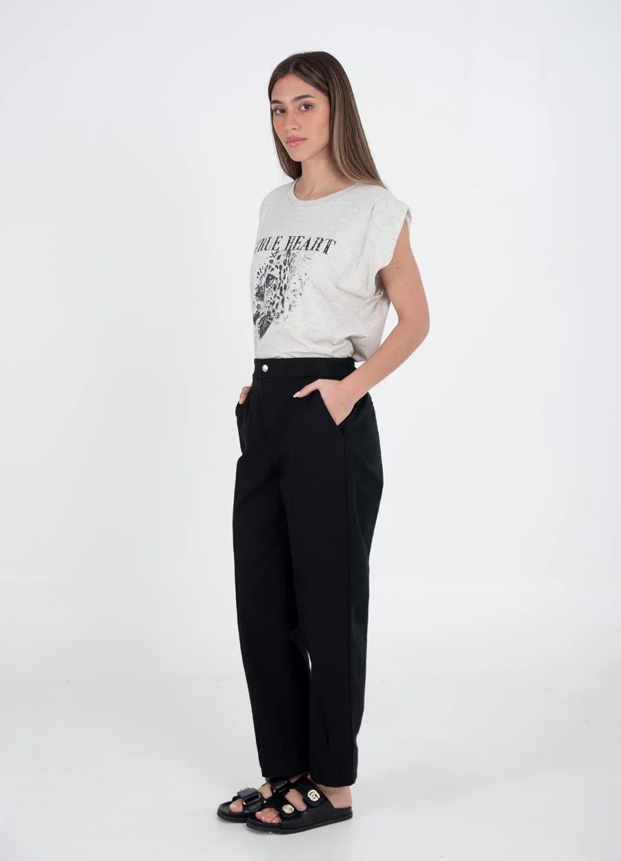 Slouchy de gabardina 