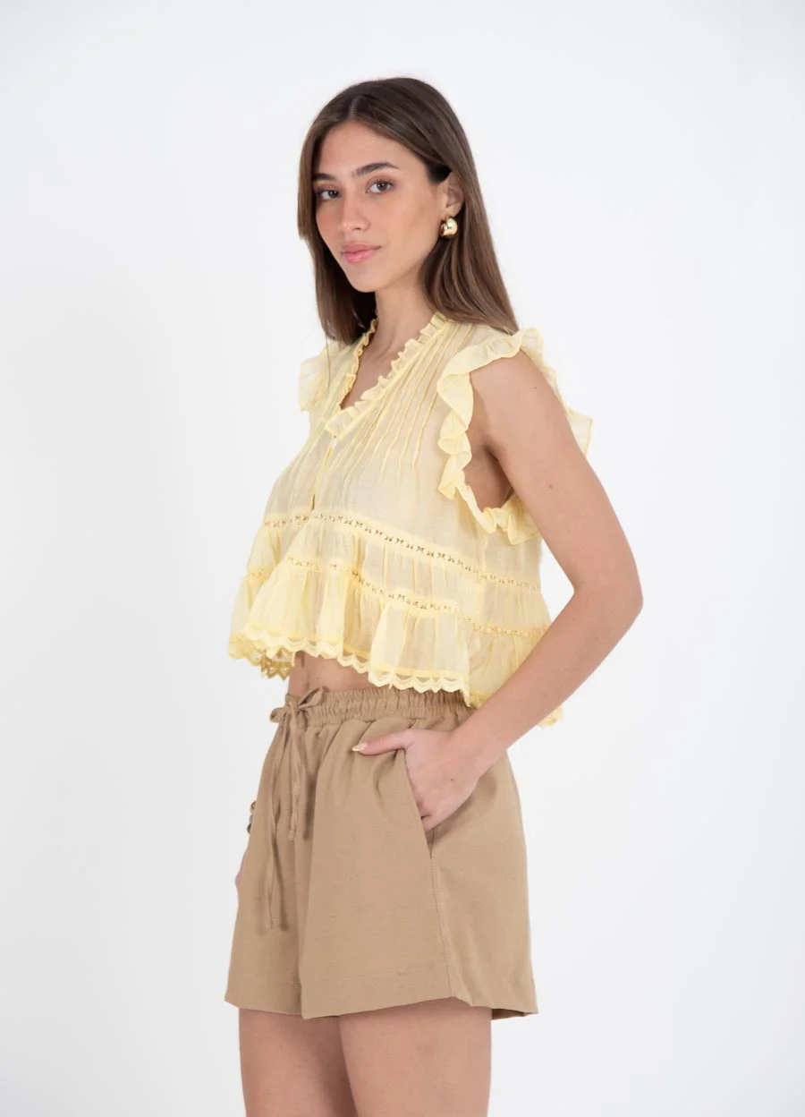 Short de lino clasico 