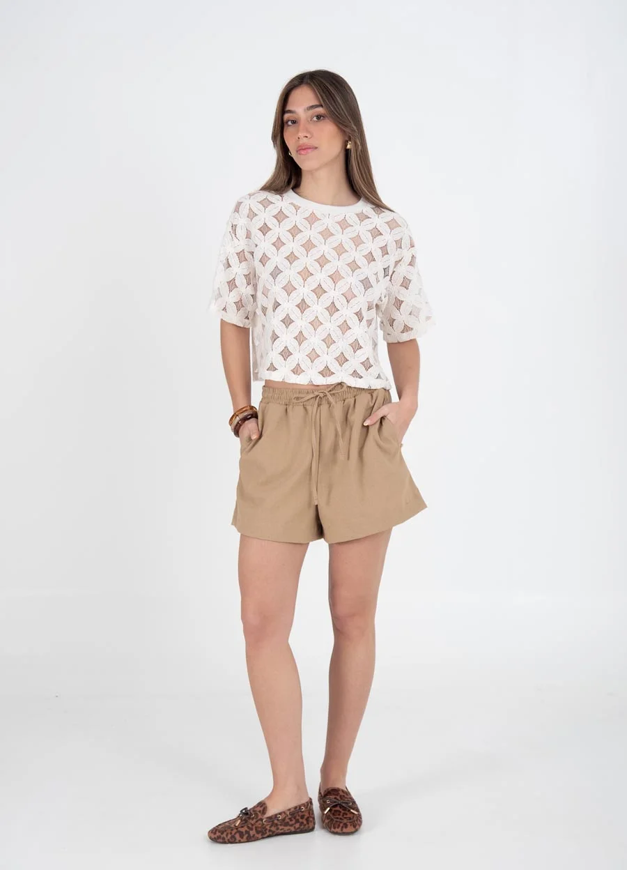 Short de lino clasico 