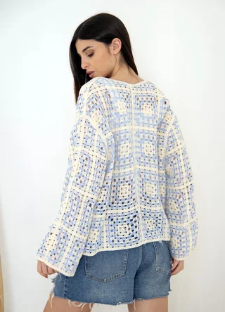 kimono crochet colores  - Vista 4