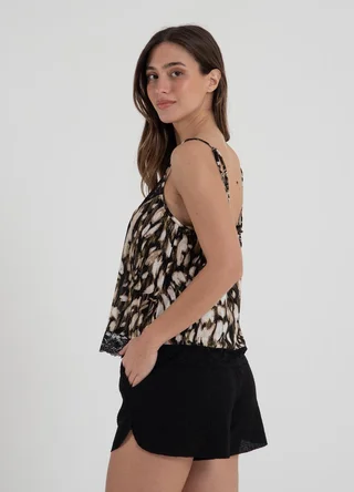 Short creppe al corte  - Vista 4