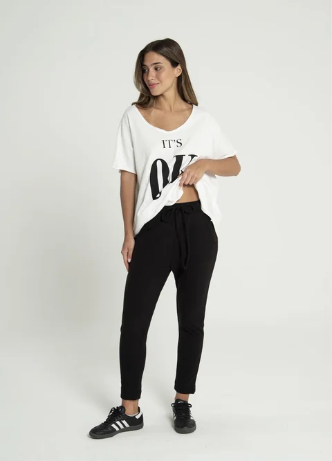 Babucha lanilla deportiva con tajito 