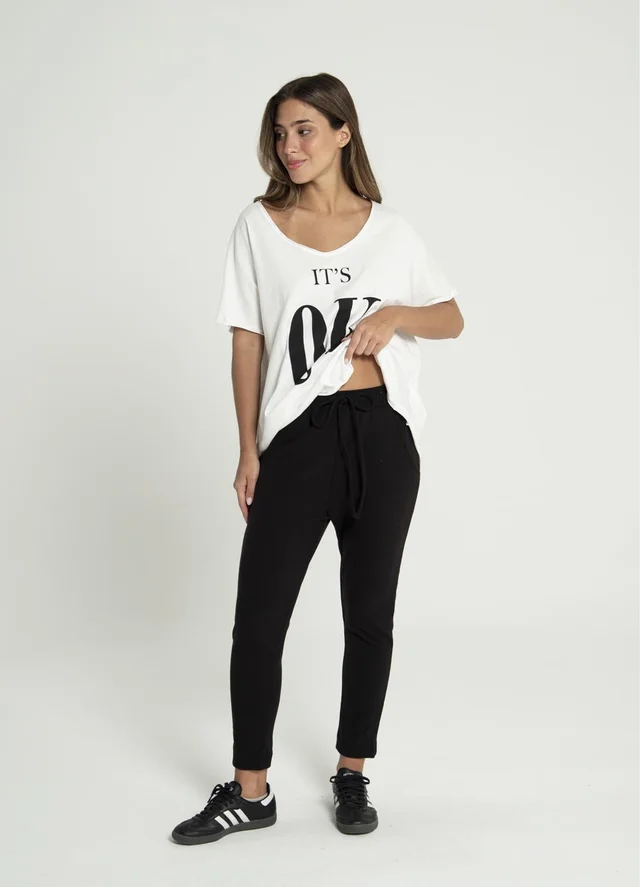 Babucha lanilla deportiva con tajito 