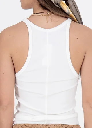 Musculosa soft con bordador  - Vista 6