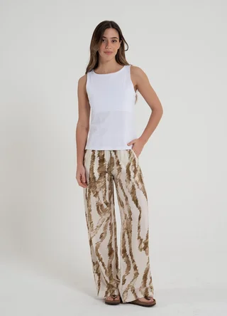 Musculosa jry spandex con pinza y tajitos  - Vista 4