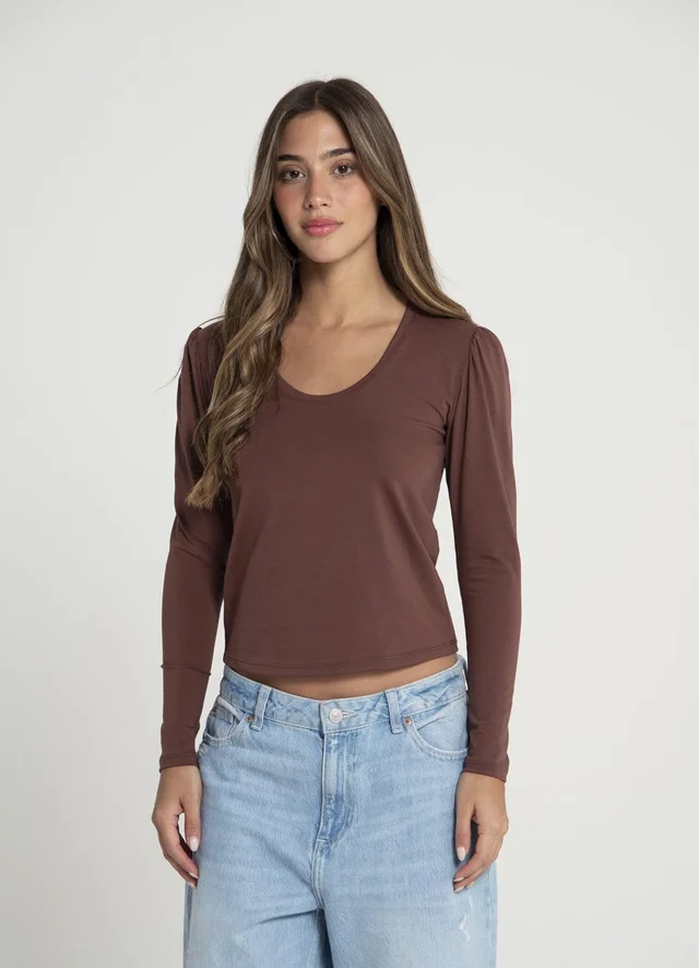 Remera manga princesa jersey 