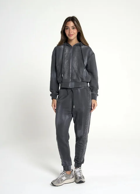 Babucha rustica con strass