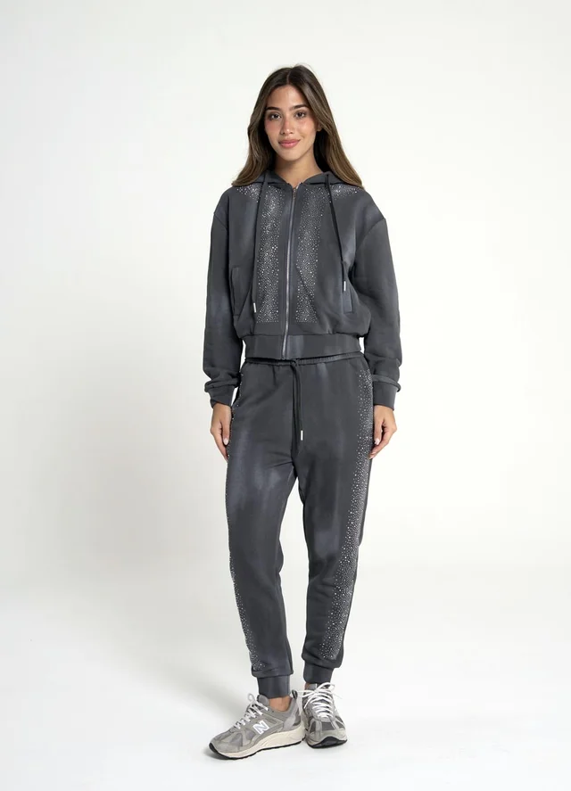 Babucha rustica con strass