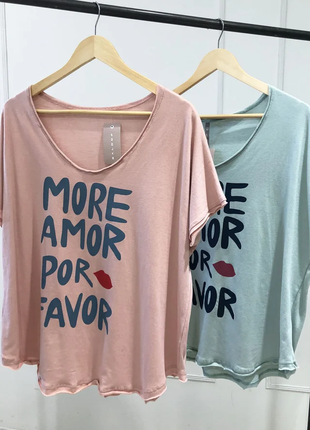 Remera MORE AMOR 