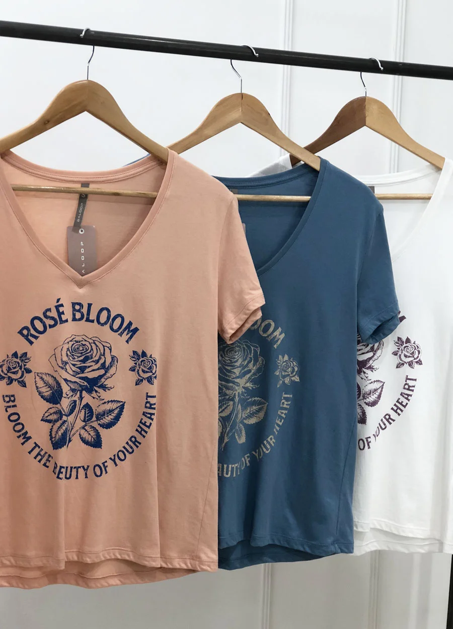 Remera ROSE BLOOM 