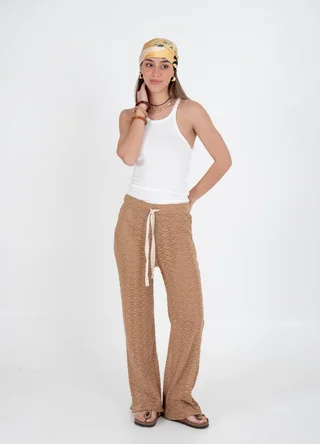 Pantalon hilo con cinta gross  - Vista 2