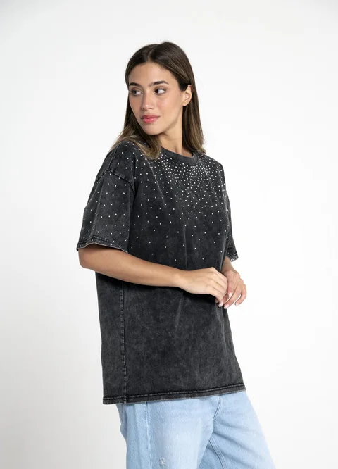 Remeron pre lavado con strass 