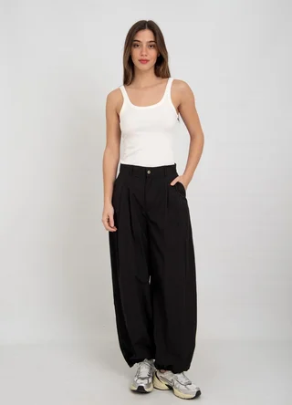 Pantalon parachute con tanca - Vista 3