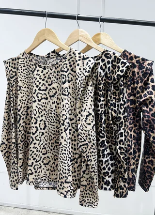 Remera manga larga print con pinza  - Vista 5