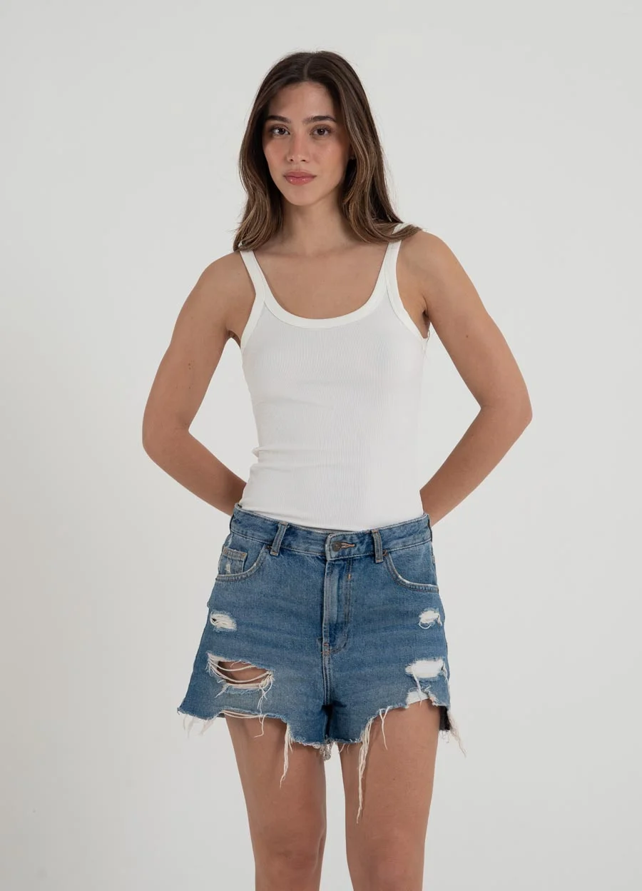 Musculosa morley microfibra bretel fino 
