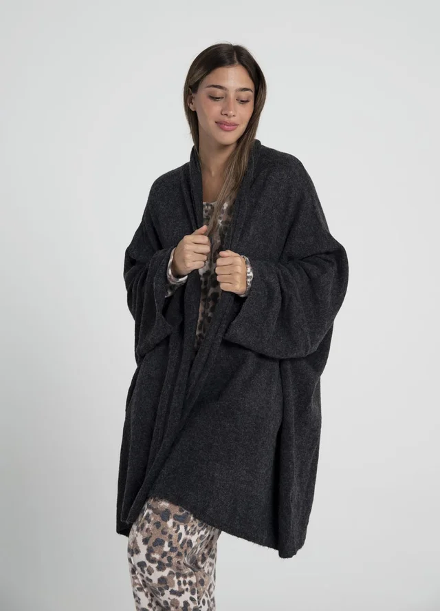 Maxi saco oversize midi tejido 