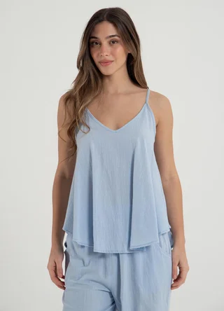 Musculosa gasa rustica para atar  - Vista 1