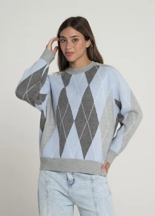 Sweater rombos - Vista 2