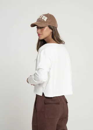 Remera m/larga jry spandex con tajito  - Vista 3