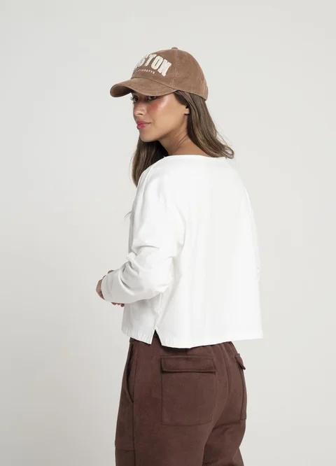 Remera m/larga jry spandex con tajito 