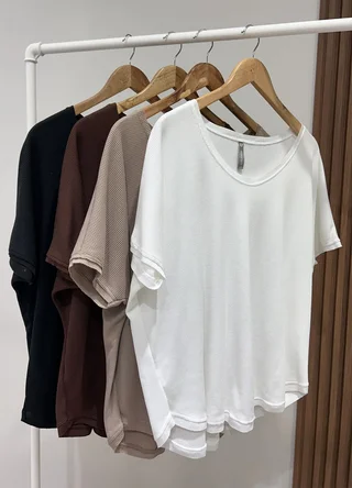 Remeron al corte waffle  - Vista 5