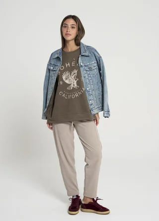 Campera denim full tachas  - Vista 1