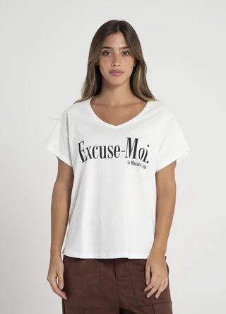 Remera EXCUSE MOI  - Vista 2