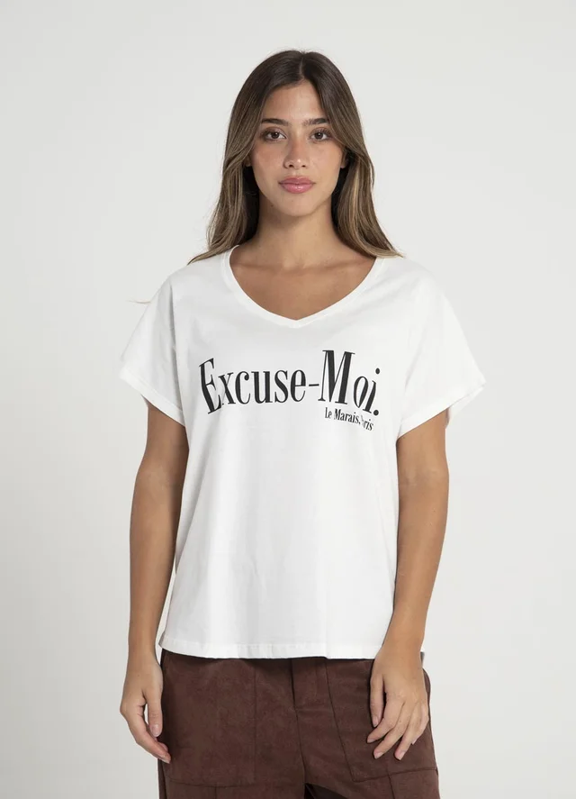 Remera EXCUSE MOI 