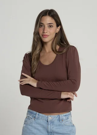 Remera princesa jersey spandex - Vista 1