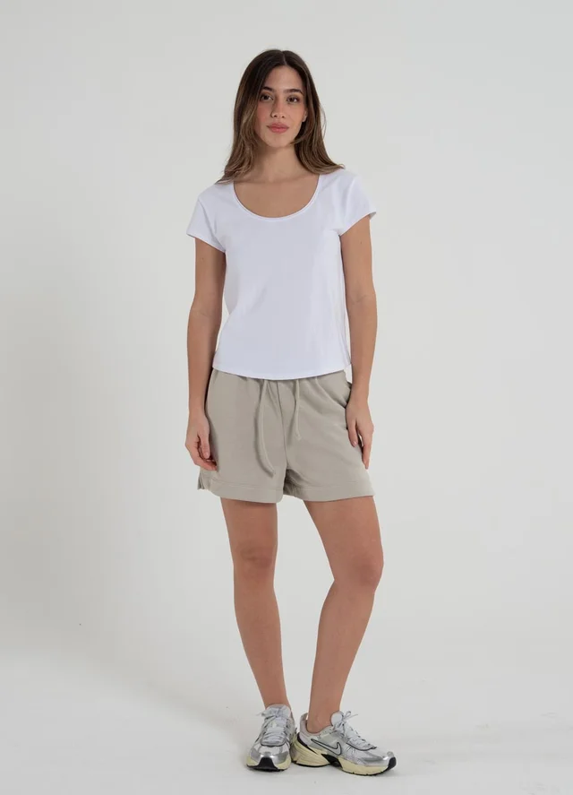 Remera jry spandex escote redondo 