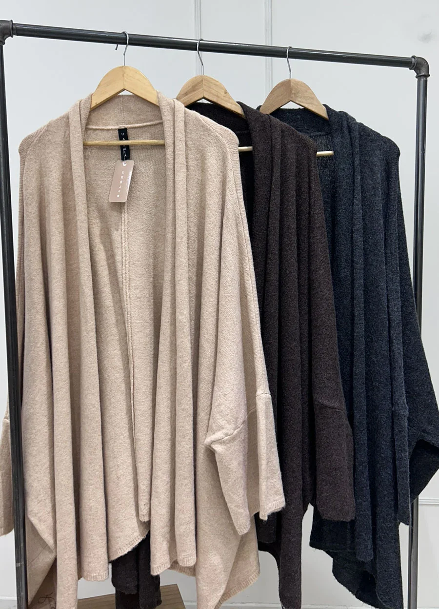 Maxi saco oversize midi tejido 